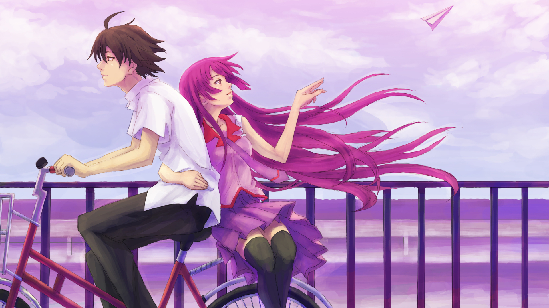 Banner do anime Bakemonogatari
