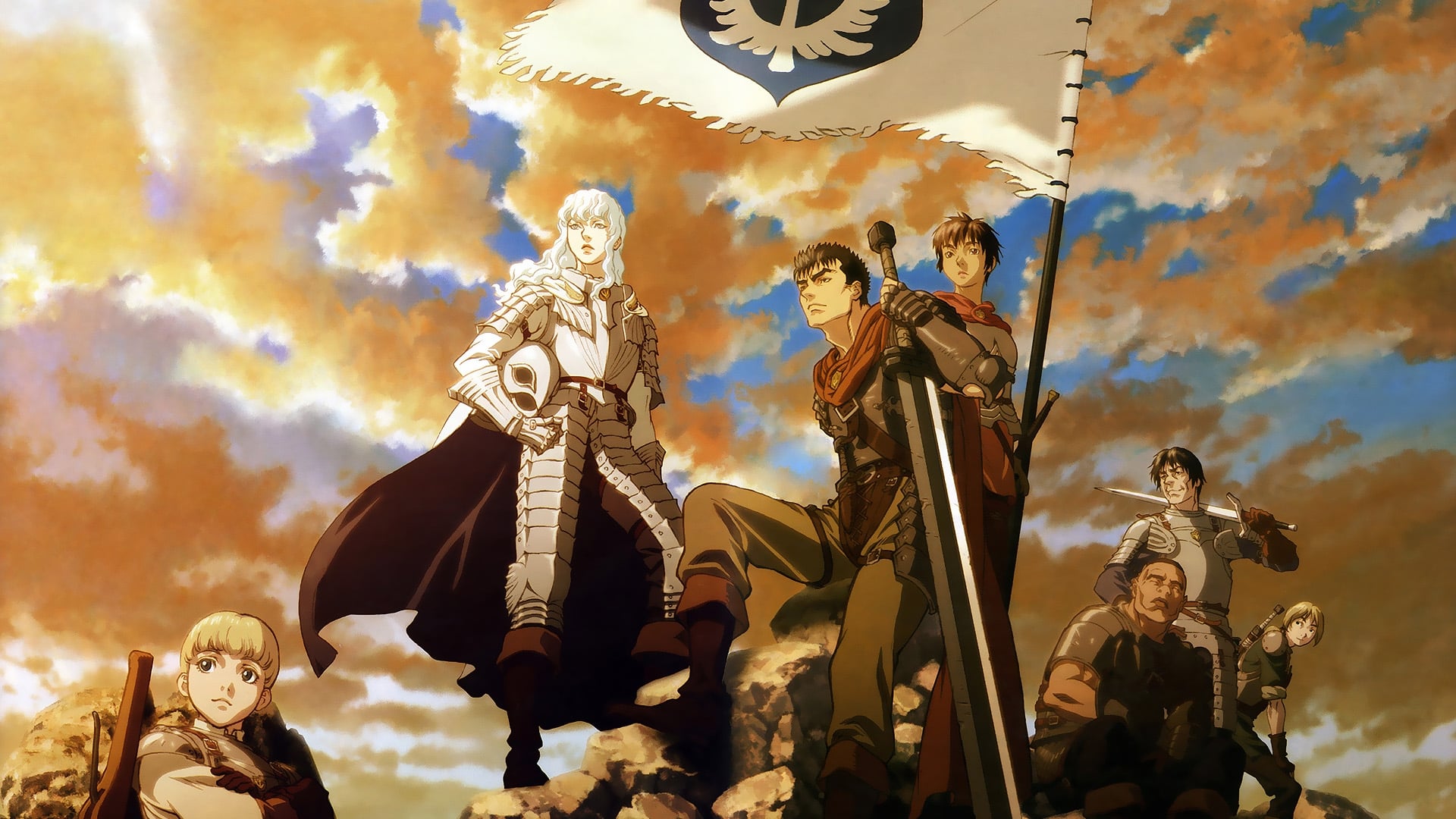 Banner da terçeira temporada do anime Bersek