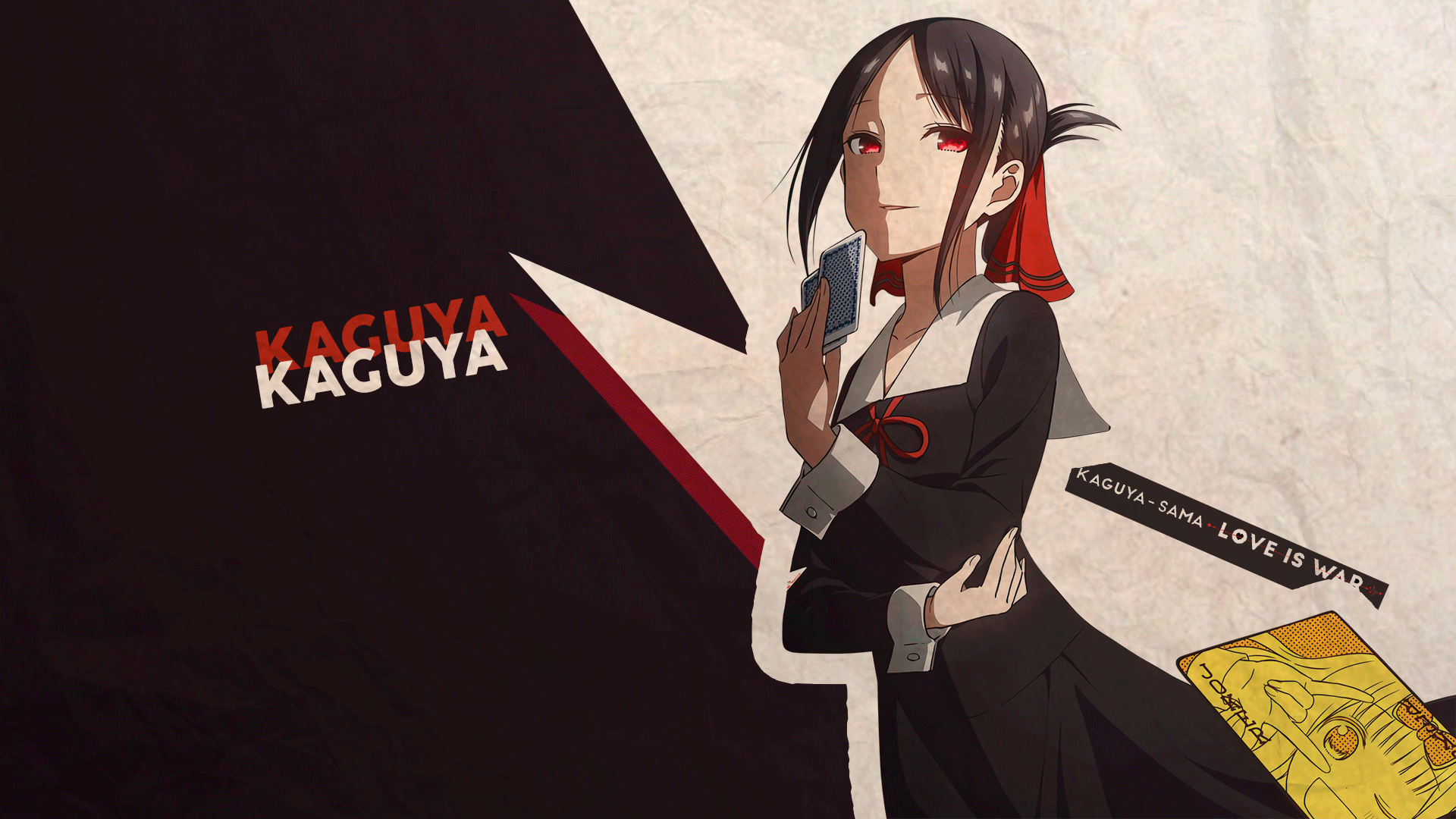 Banner da terceira temporada do Anime Kaguya-sama: Love is War